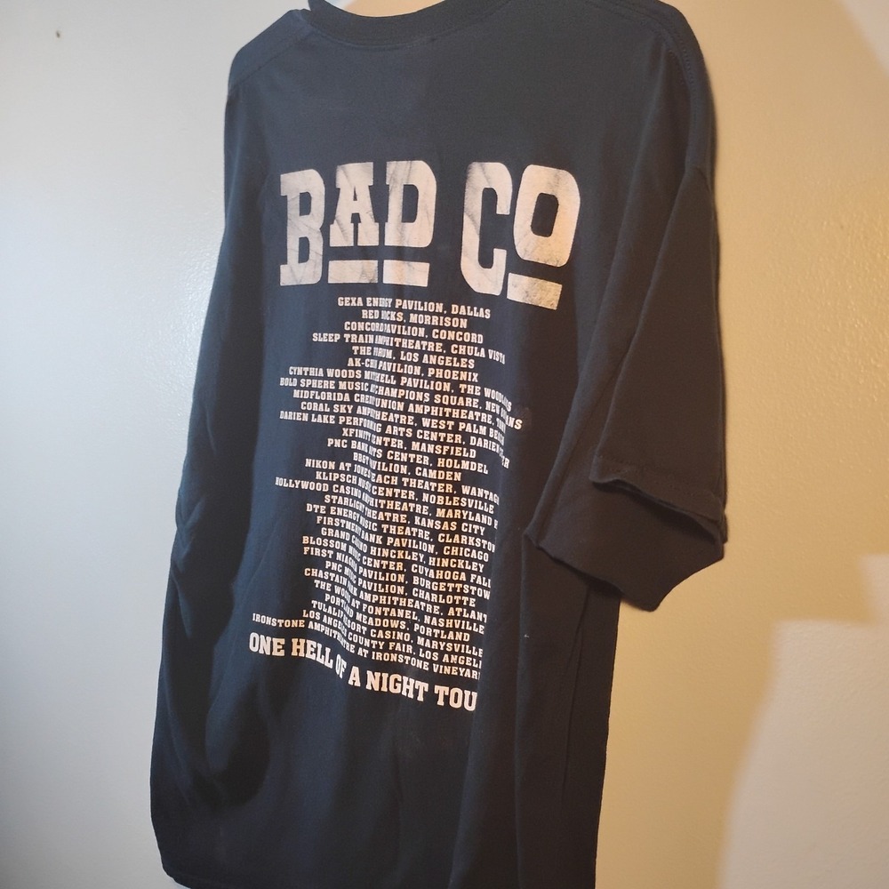 Bad Company Logo Mens T Shirt Music Classic Concert Rock Band Tee Black XL 2016 - Picture 6 of 13